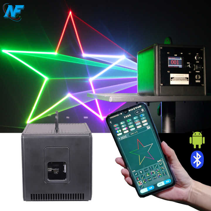 Mini RGB Bluetooth Laser Cube Projector - 5W Animation Light