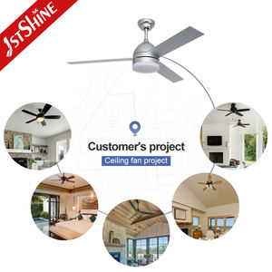 1stshine 52 pouces d'économie d'énergie pour la chambre à coucher Ventilateur <span class=keywords><strong>de</strong></span> plafond à moteur DC en cuivre pur avec lumières LED Télé<span class=keywords><strong>commande</strong></span> - Product Image 5