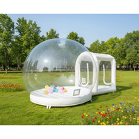 Château gonflable en PVC blanc de qualité commerciale, maison gonflable, tente, fête de mariage, maison à bulles, ballon