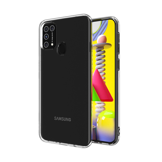 Transparent TPU Case for Samsung M31 - Lightweight, Anti-Dust, MOQ 10, Direct Factory