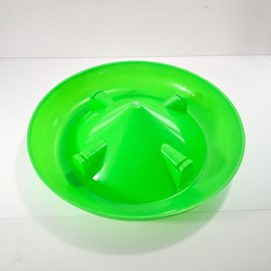 <b>Plastic</b> Round Feed Trough Green Automatic Pan Feeder For Chickens Poultry Feeding <b>Bucket</b> 1540 - Product Image 2