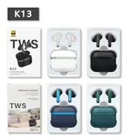 Écouteurs sans fil intra-auriculaires Gaming K13 TWS, contrôle tactile, réduction du bruit, étanches IPX4, stéréo