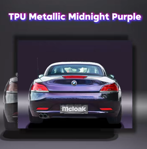 TPU <span class=keywords><strong>de</strong></span> 1.52 x 15 m, Antiarañazos, para Automóviles, Poliuretano Termoplástico, PPF, Autocurable, Morado Metálico, Morado Metálico <span class=keywords><strong>Medianoche</strong></span> - Product Image 6