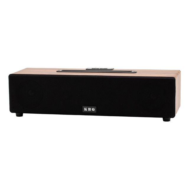 Wooden Desktop Wireless Speaker Portable Speaker BT Soundbar Subwoofer Speaker Premium Sound