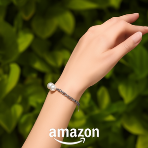 Pulsera de Perlas de Acero Inoxidable 316L con Baño de Oro PVD, Joyería de Moda Sostenible y Resistente para Mujer - Product Image 3