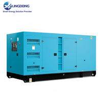 Groupe électrogène diesel à capot 3 phases 250 kW 300 kVA sans surmarche, moteur Weichai WP10D320E200 pour la construction