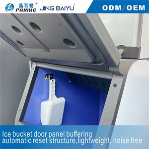 Machine à glaçons semi-carrés commerciale BY-350W(B) refroidie par eau, prix usine, OEM ODM personnalisable pour l'industrie de la restauration - Product Image 2