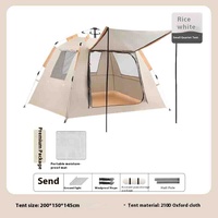 Tente de camping en plein air pour deux personnes pas besoin d'installer une tente de camping pliante automatique portable à une seule couche à ouverture rapide