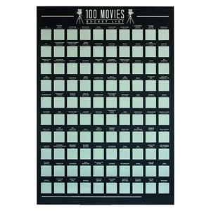 Rasguño de encargo película cartel lista Poster 100 películas para venta - Product Image 5