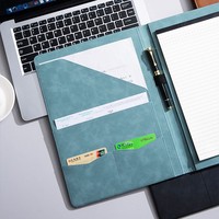 Dossier multifonctionnel A4 en cuir PU opaque pour impression numérique, idéal pour les contrats commerciaux et les dossiers de vente – Vente en gros directe usine VD Brand