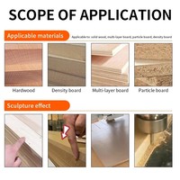 Hot Selas Compression Spirale TCT Router Bits Tools Arden Up and Down Cut Cnc Bits pour fraise à bois
