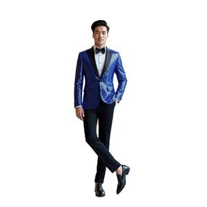 Traje de <span class=keywords><strong>Hombre</strong></span> para Fiesta o Cena con Lentejuelas, Estilo Extranjero, Explosión de Moda Transfronteriza - Product Image 5