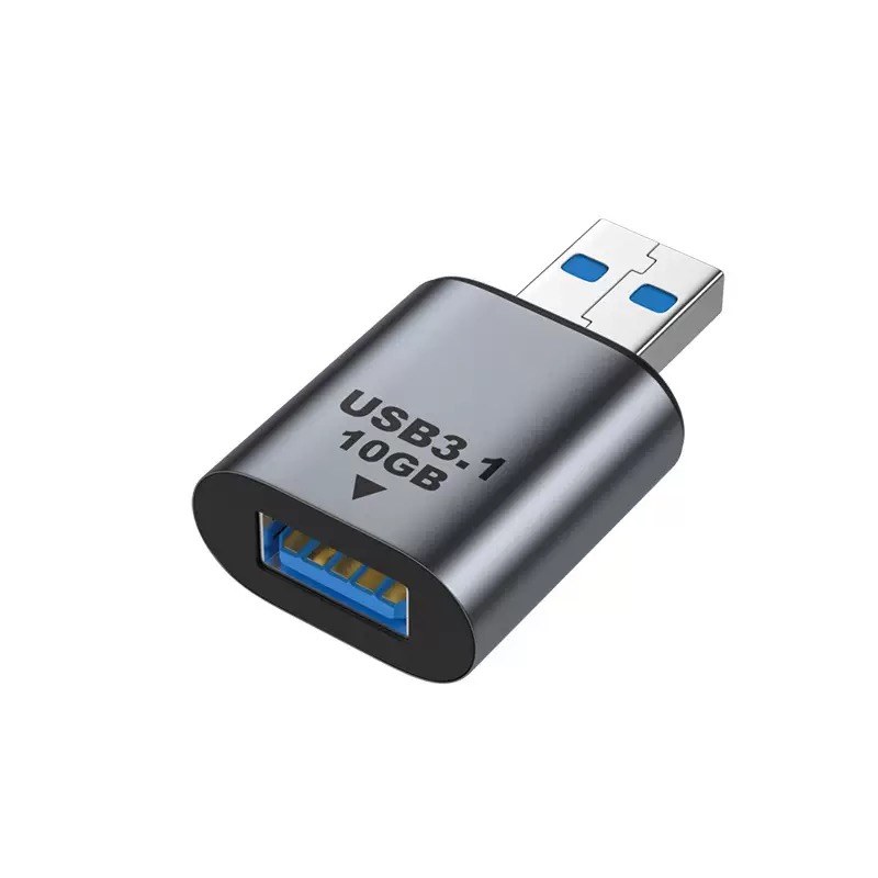 Gris oscuro-USB A macho a USB A hembra