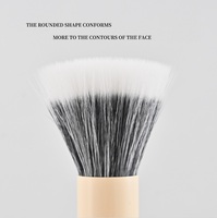 Pinceaux de maquillage professionnels à double extrémité pour le visage, pour estomper le fond de teint liquide, le correcteur, le blush, ensemble de pinceaux de maquillage vegan pour le fond de teint