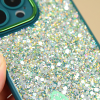 NOUVEAU 2 en 1 trou précis Papillon paillettes PC TPU étui de téléphone étui de téléphone protecteur de celular estuches forros pour iphone 15