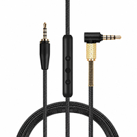 Câble audio tressé en nylon plaqué or de 1,5 m pour casque Sennheiser Urbanite XL, câble de remplacement
