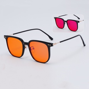 <span class=keywords><strong>Gafas</strong></span> para Dormir con Bloqueo <span class=keywords><strong>de</strong></span> Luz Azul del 99%, Película Anti-reflejante Roja Naranja, Lentes <span class=keywords><strong>de</strong></span> PC, <span class=keywords><strong>Gafas</strong></span> <span class=keywords><strong>de</strong></span> <span class=keywords><strong>Lectura</strong></span>, Filtro Bloqueador <span class=keywords><strong>de</strong></span> Luz Azul - Product Image 1