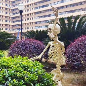 Decoración de Esqueleto de Huesos de Plástico Realista de 60 Pulgadas para Casa Embrujada, Interior y Exterior, Accesorios de Halloween - Product Image 6