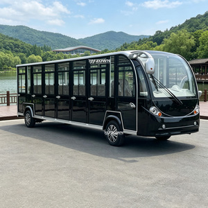 รถชมวิวไฟฟ้าสีขาวแบบมีหลังคา สำหรับทัวร์ชมเมืองและพื้นที่สำคัญในใจกลางเมือง - Product Image 1