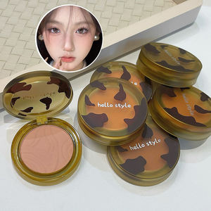 Fard à joues <span class=keywords><strong>contouring</strong></span> Amber de marque interne, poudre tout-en-un hautement pigmentée, aspect naturel nude, texture fine, couleur changeante pour le visage - Product Image 4