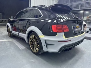 Kit carrosserie en fibre de carbone MSY pour <span class=keywords><strong>Bentley</strong></span> Bentayga, pare-chocs avant et arrière, jupes latérales, ailerons, capot et passages de roues de style MSY - Product Image 6