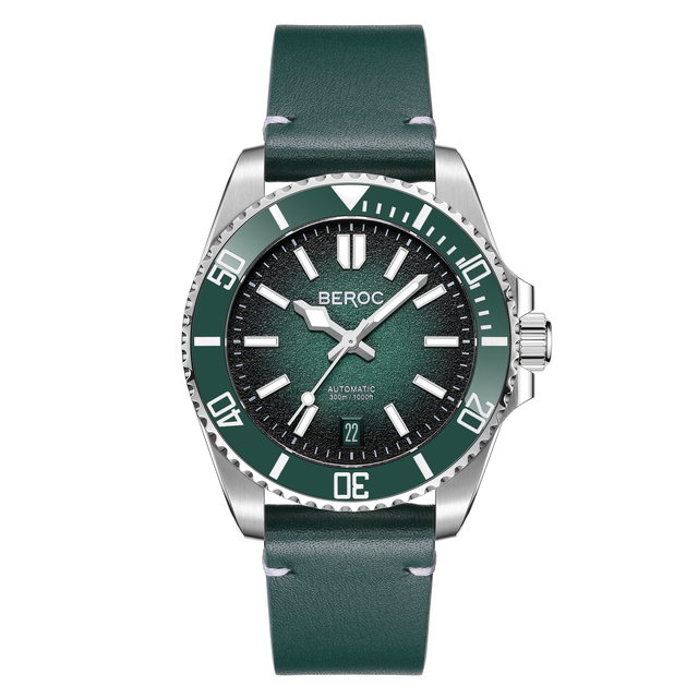 High Quality OEM Men Automatic Dive Watch 316L Stainless Steel Ceramic Bezel BGW9 Luminous 300m Waterproof Mechanical Watches