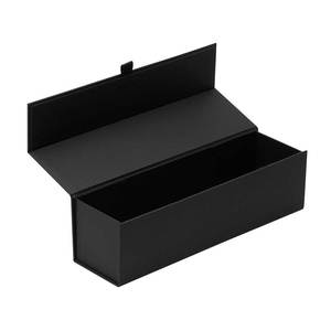 Luxury <b>Black</b> Single Wine Glass Bottle <b>Gift</b> Packaging Magnetic <b>Boxes</b> - Product Image 5