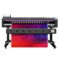 Económico 180cm barato 6ft DX5/ Xp600/DX7/I3200/i1600 cabeza 3200DPI gran formato Eco solvente impresora Plotter con buen precio