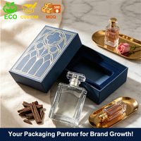 Boîtes de luxe personnalisées avec couvercles et bases, emballages haut de gamme pour parfums, coffrets cadeaux et boîtes haut de gamme pour parfums et arômes avec EVA entièrement personnalisables