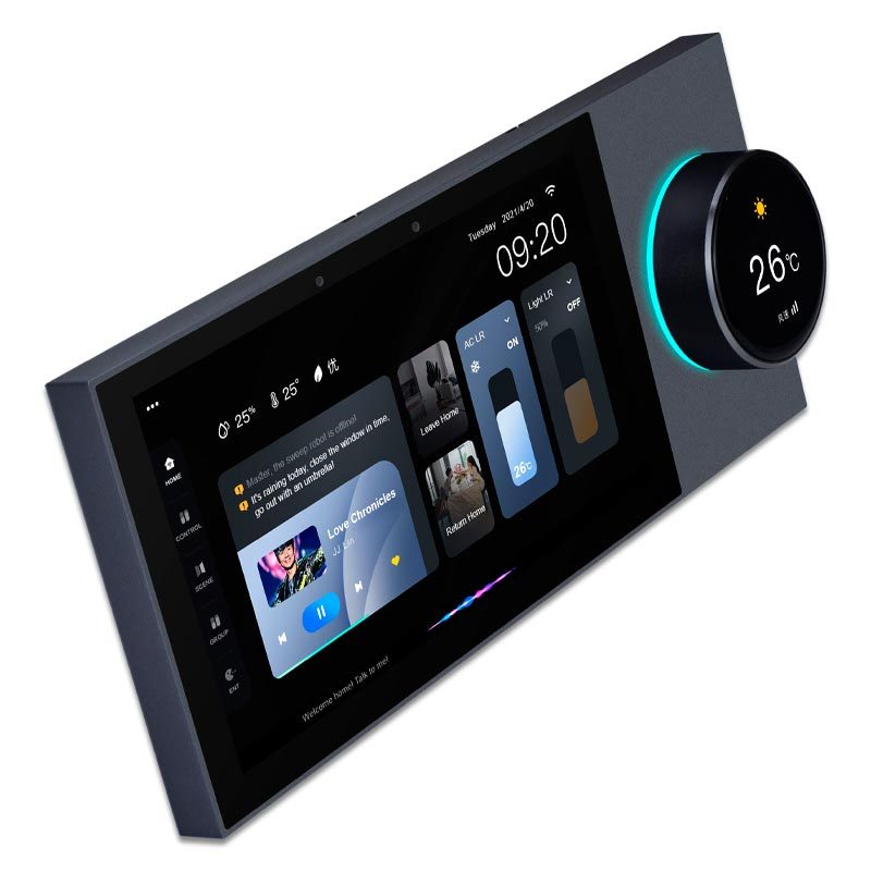 OEM 6 Inch Tuya Smart Home Multi-functional Central Control Panel Zigbee Gateway Switch Controller Wifi Audio in Wall Amplifier · image 2