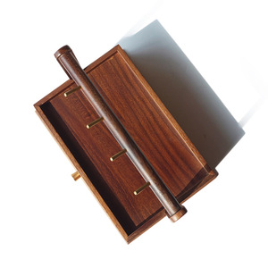 Goodbye Wooden Jewelry Box <b>With</b> Handle Chinese Style Multi Layer <b>Storage</b> Organizer For <b>Dressing</b> <b>Table</b> 28x18x24cm Dark Brown - Product Image 5