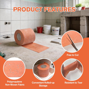 <span class=keywords><strong>Membrana</strong></span> Impermeable de Polietileno en Rollo <span class=keywords><strong>para</strong></span> Paredes de Ducha, Tejas, Baños, Hoteles y Construcción - Product Image 4