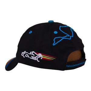Gorra de carreras de béisbol de alta calidad del fabricante profesional BSCI estilo deportivo personalizado con patrón de punto de leopardo sombrero de bandera - Product Image 2
