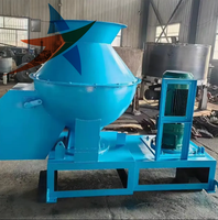 Mélangeur de sable en résine de type bol S204 4T/H pour moulage en fonderie et projection de noyaux 7500W Mélange vortex intermittent