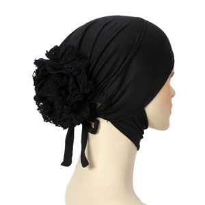 Capuchon en jersey personnalisé de haute qualité <span class=keywords><strong>Hijab</strong></span> volumateur malaisien capuchon intérieur musulman couvre-chef pour femmes - Product Image 3
