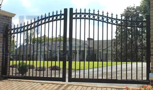 Nhôm Đu Đương Đại Cổng Nhà Cổng Nướng Thiết Kế Hiện Đại Thiết Kế Cổng - Product Image 3