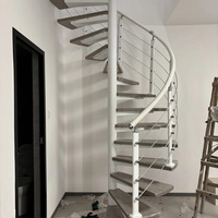 Escaliers en spirale métalliques sur mesure pour villa et loft |   Hauteur de 3 à 5 m |   Certifié CE