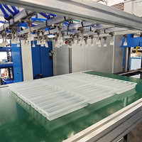 Automatische machine voor het vacuümvormen van plastic eierdozen en fruitdozen van PP, PET, PS, PLA en rolmaterialen