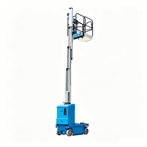 Plateforme élévatrice verticale pour personnel, 7,5 m, 125 kg, alimentation CA, pour le nettoyage des bibliothèques - Product Image 4