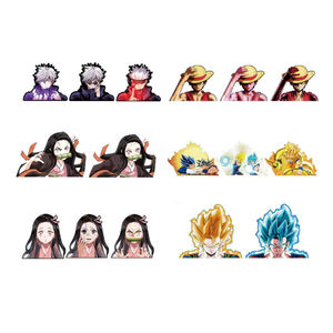 Dessin animé Anime 3D lenticulaire mouvement ordinateur portable autocollants décoration murale personnalisé Anime voiture autocollants pour cadeaux - Product Image 1