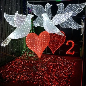 Vaca con motivo 3D para ordeño, de mucama, luces navideñas al aire libre, 12 días de Navidad - Product Image 3