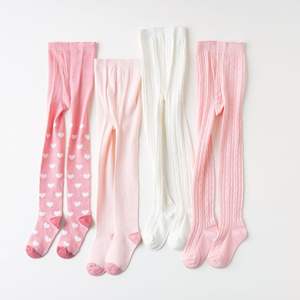 Pantimedias de Algodón para Mujer, Tejidas, a Rayas, de Color Sólido, Antibacterianas, Opacas, de Grosor Medio, Lavables a Máquina - Product Image 3