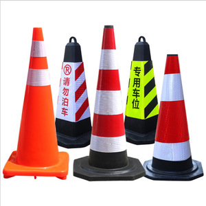Ronda Traffic <b>Cone</b> 70Cm Plastic Reflective For <b>Road</b> Safety And Parking Signs - Product Image 1