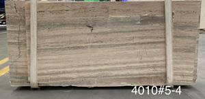 Carreaux de pierre de dalle de travertin polis modernes en gros d'usine imperméables pour les murs de villa hôtel - Product Image 6