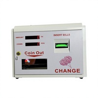 Machine de change automatique de billets en pièces de monnaie pour centre de jeux d'arcade et parc d'attractions