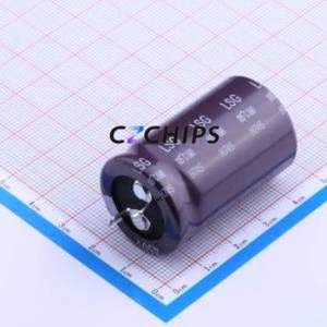 ตัวเก็บประจุแบบอิเล็กโทรไลต์อะลูมิเนียมแบบ Snap-in รุ่น LSG221M2W---2540 ชนิด Through hole (THT) ขนาด D25xL40 มม. 220uF 20% 450V 10 มม. - Product Image 1