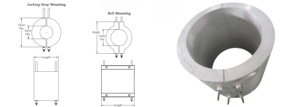 Plaque chauffante en aluminium moulé avec résistance aux hautes températures pour le chauffage des moules et des machines d'emballage - Product Image 3