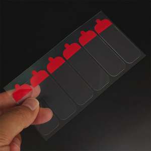 Autocollant double face transparent en acrylique pour couplets de printemps, en PVC/PET/matériau nano, auto-adhésif, anti-rayures, facile à déchirer - Product Image 2