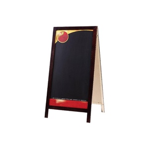 Tailles personnalisées en bois A-Frame <span class=keywords><strong>tableau</strong></span> magnétique debout cadre en bois <span class=keywords><strong>tableau</strong></span> noir pour marché Restaurant Hall enseignes murales - Product Image 4