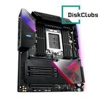 Motherboard ROG Zenith II Extreme TRX40 STRX4 E-ATX Bekas, 8 DDR4 DIMM Double Channel 128GB, 4 PCIe 4.0 X16, Wi-Fi 6, Garansi 1 Tahun